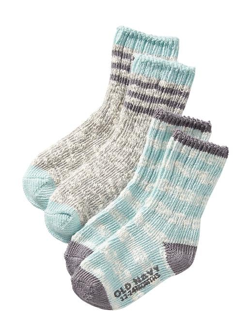 View large product image 1 of 1. Marled Boot Sock 2-Pack