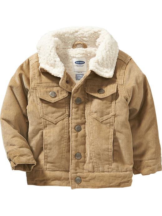 View large product image 1 of 1. Sherpa Corduroy Trucker Jacket for Baby