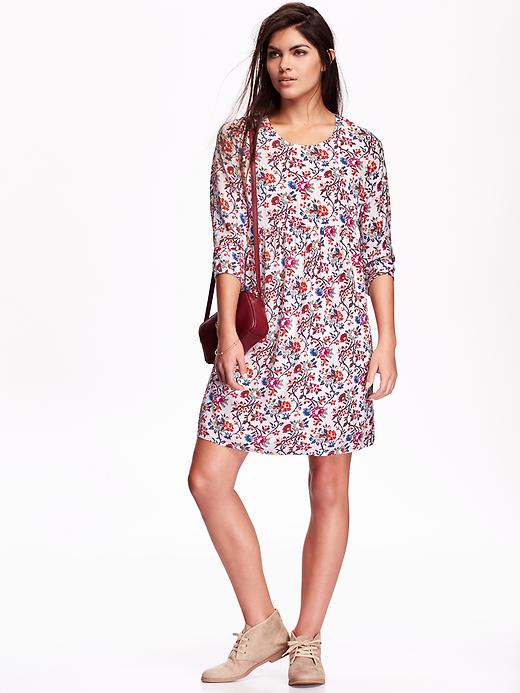 View large product image 1 of 2. Patterned Swing Dress