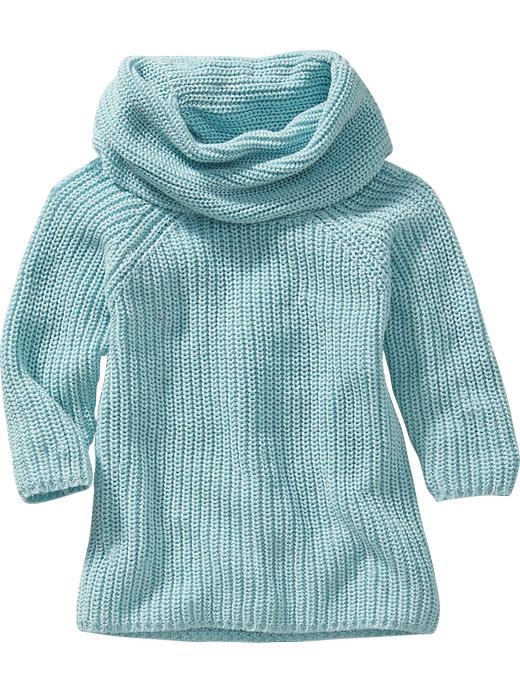View large product image 1 of 1. Cowl-Neck Sweater-Tunic for Baby