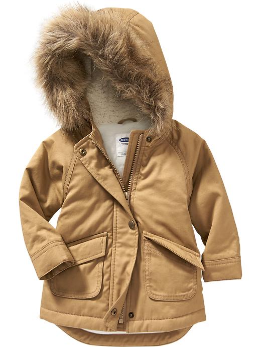 View large product image 1 of 1. Faux-Fur Trim Jacket