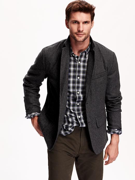 View large product image 1 of 2. Men's Tweed Blazer