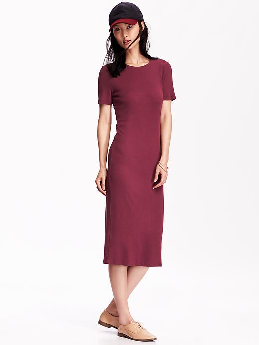 View large product image 1 of 2. Jersey Midi Dress