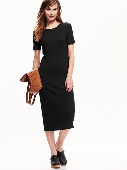 View large product image 1 of 1. Jersey Midi Dress