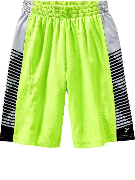 View large product image 2 of 2. Boys Go-Dry Mesh-Panel Shorts
