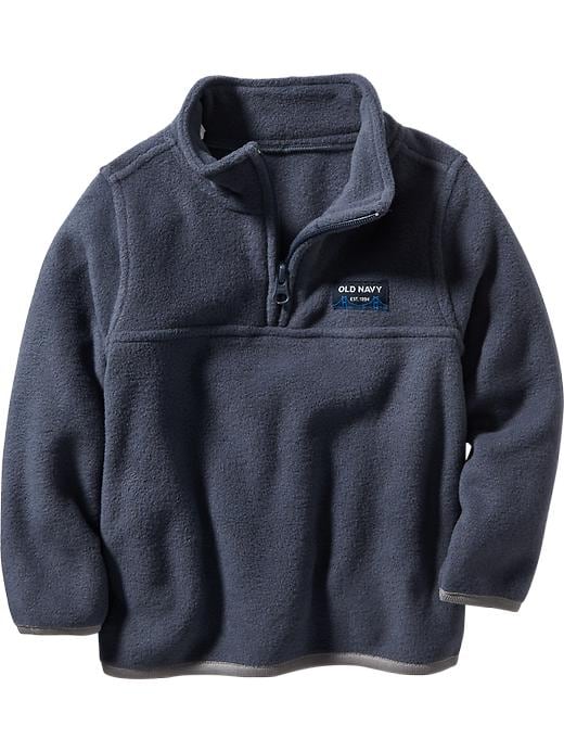 View large product image 1 of 1. Logo Performance Fleece Half-Zip Pullover for Toddler