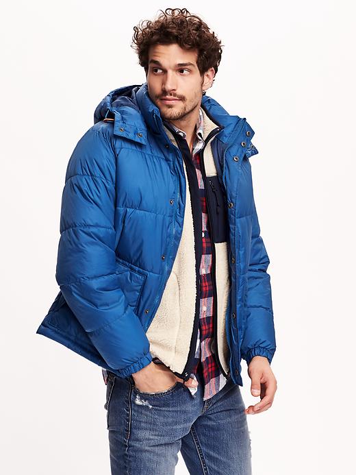 View large product image 1 of 1. Frost-Free Detachable-Hood Jacket for Men
