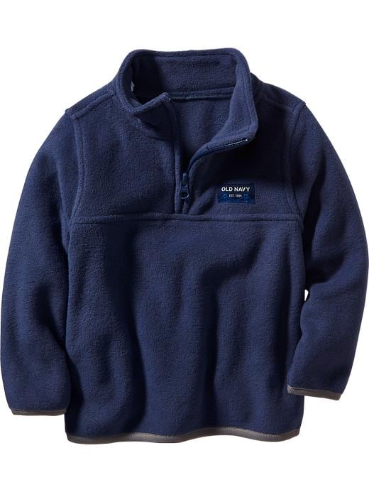 View large product image 1 of 1. Logo Performance Fleece Half-Zip Pullover for Toddler