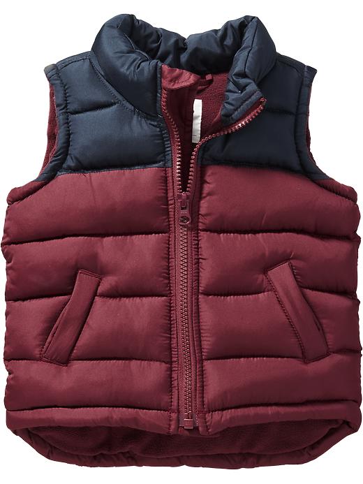 View large product image 1 of 1. Color-Block Frost Free Vest for Baby Boy