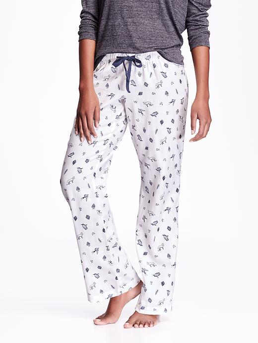 View large product image 1 of 2. Patterned Flannel Pants