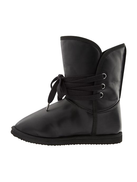 Image number 2 showing, Cozy Lace-Up Boots