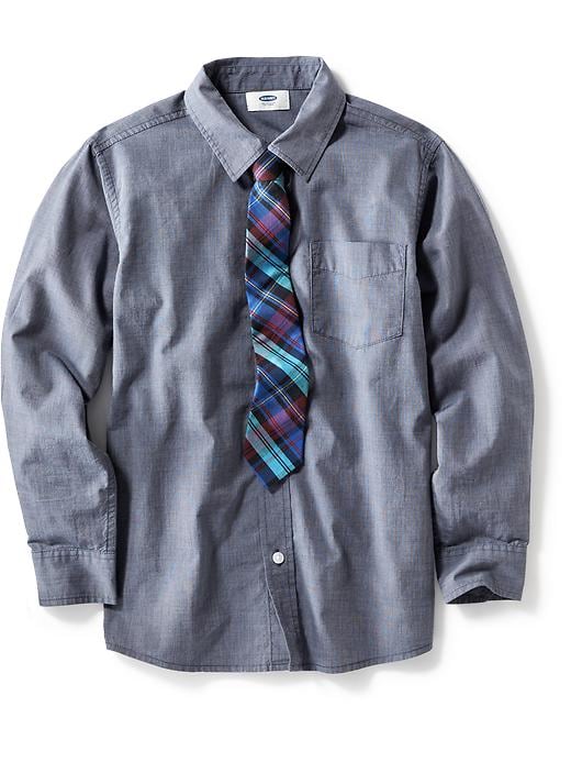 View large product image 1 of 1. Boys Shirt and Tie Set