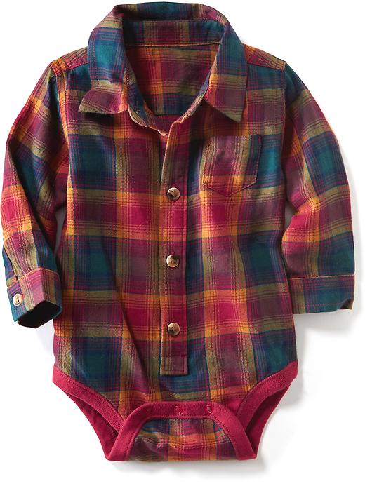 View large product image 1 of 1. Plaid Bodysuit for Baby
