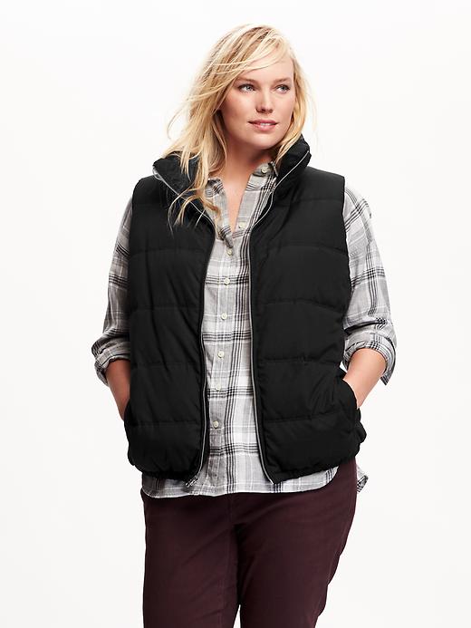 View large product image 1 of 1. Frost-Free Quilted Plus-Size Vest