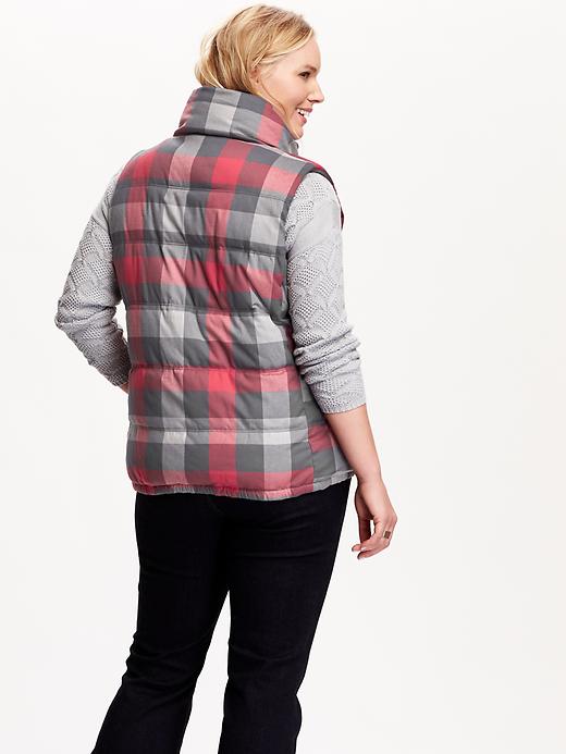 Image number 2 showing, Frost-Free Quilted Plaid Plus-Size Vests