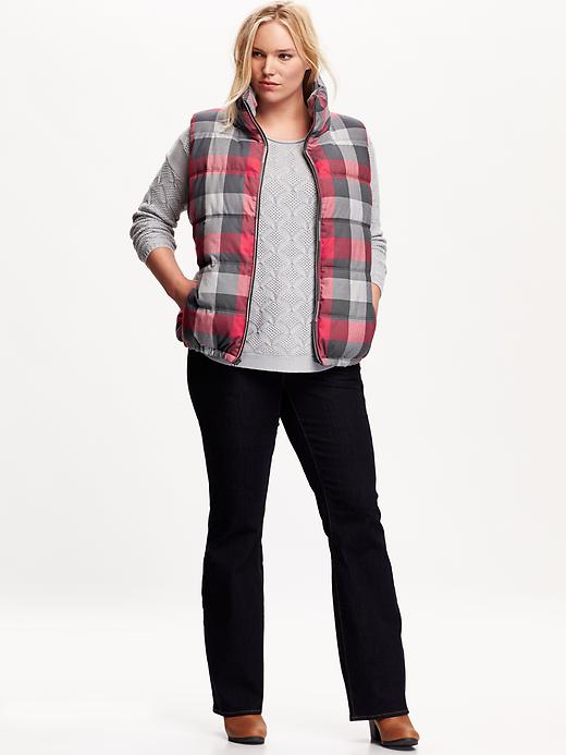 Image number 3 showing, Frost-Free Quilted Plaid Plus-Size Vests