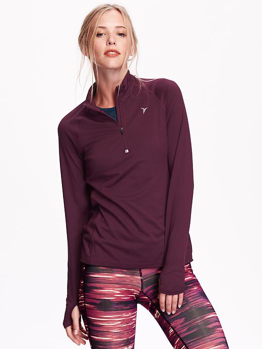 View large product image 1 of 2. 1/4-Zip Performance Pullover for Women