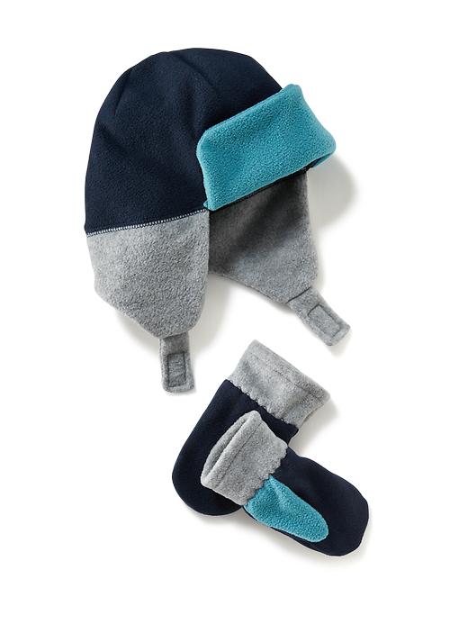View large product image 1 of 1. Performance Fleece Hat & Mitten Sets for Baby