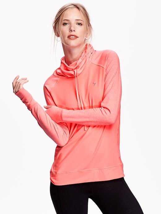 View large product image 1 of 1. Performance Funnel-Neck Pullover