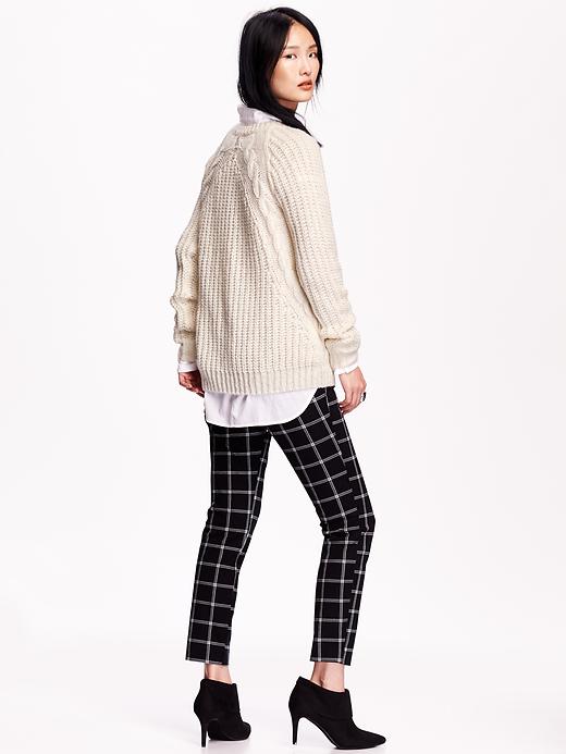 Image number 2 showing, Women's Wool-Blend Shaker-Stitch Sweater