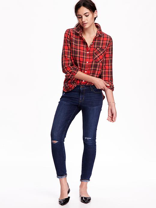 Image number 3 showing, Women's Classic Plaid Flannel Shirt