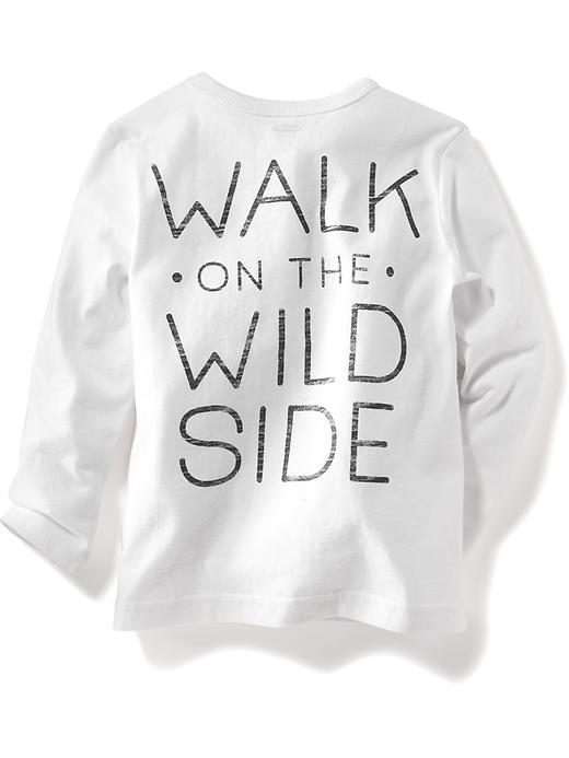 View large product image 2 of 2. Long-Sleeve "Walk on the Wild Side" Graphic Tee