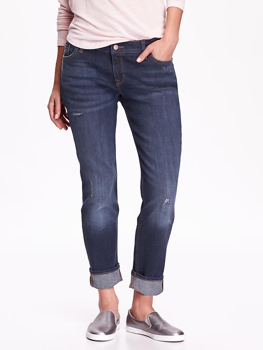 View large product image 1 of 3. Women's Boyfriend Straight-Fit Jeans