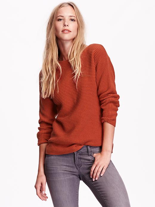 Image number 1 showing, Textured Boatneck Sweater