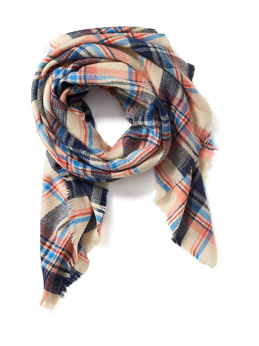 View large product image 1 of 1. Patterned Blanket Scarf for Girls