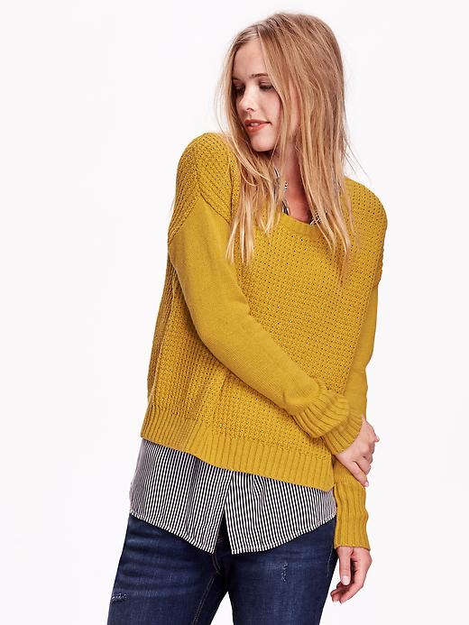 Image number 1 showing, Women's Cropped Sweater