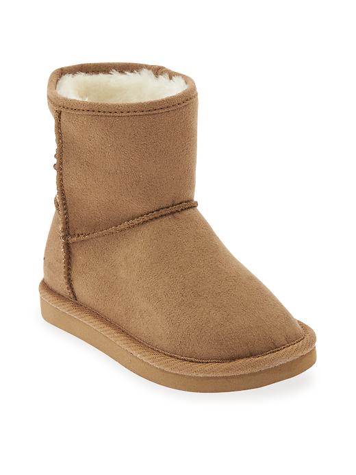View large product image 1 of 1. Faux-Fur Lined Short Boots