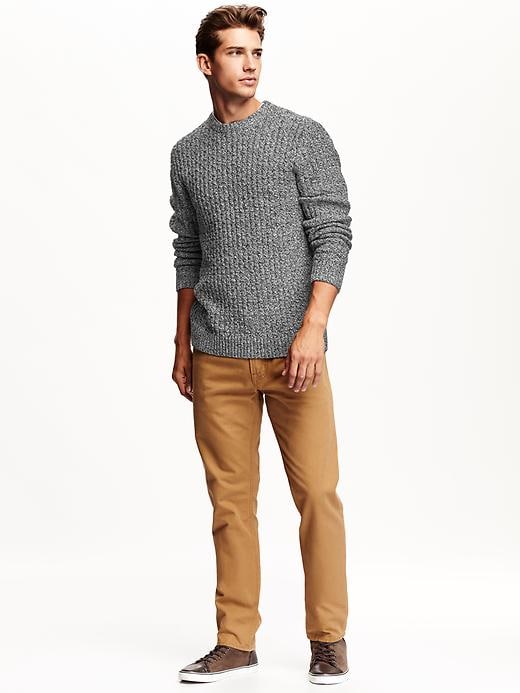Image number 3 showing, Marled Cable-Knit Sweater
