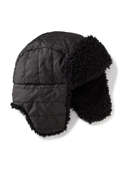 View large product image 1 of 1. Nylon Quilted Trapper Hat for Girls