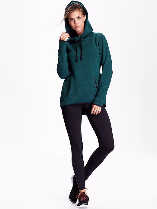 Image number 3 showing, Sweater-Fleece Tunic Hoodie