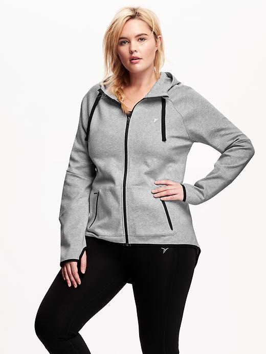 View large product image 1 of 2. Go-Warm Tech-Fleece Plus-Size Hoodie