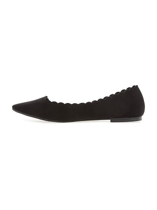 Image number 2 showing, Scalloped Pointy Ballet Flats for Women