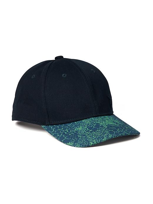 View large product image 1 of 1. Patterned-Brim Baseball Cap