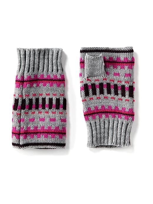 View large product image 1 of 1. Fair Isle Half Mittens