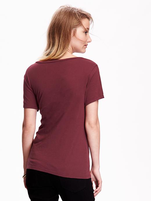 Image number 2 showing, Relaxed V-Neck Tee
