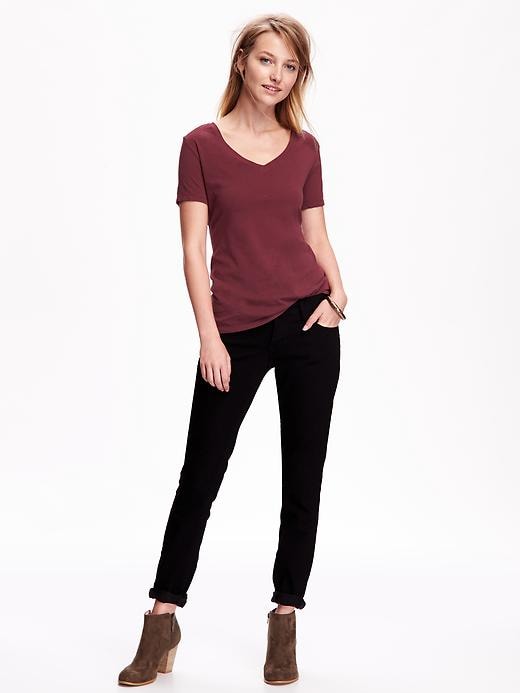 Image number 3 showing, Relaxed V-Neck Tee