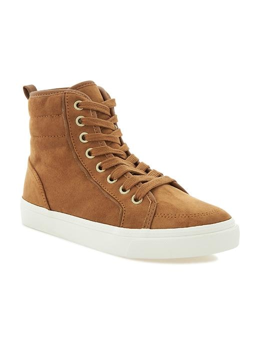 View large product image 1 of 5. Sherpa-Lined High-Tops