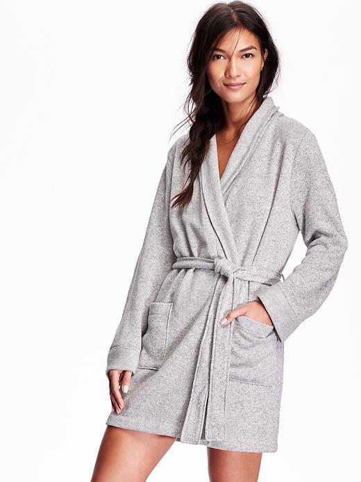 Image number 1 showing, Cozy Fleece Robe