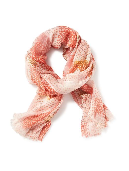 View large product image 1 of 1. Printed Guaze Scarf