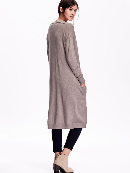 Image number 2 showing, Women's Long Open-Front Cardigan
