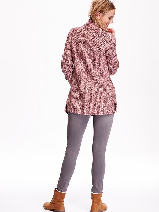 Image number 2 showing, Marled Open-Front Cardigan