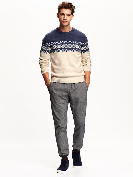 Image number 3 showing, Men's Fair Isle Sweater