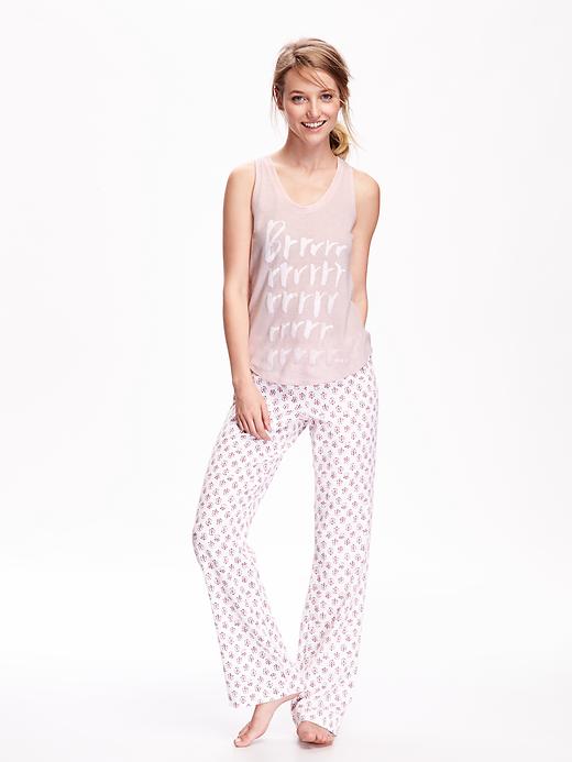 Image number 3 showing, Waffle Sleep Tank for Women