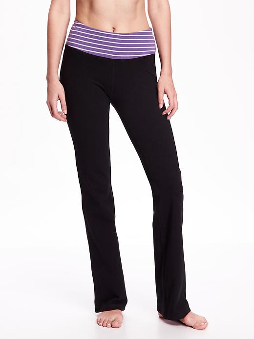 View large product image 1 of 1. Mid-Rise Yoga Boot-Cut Pants for Women