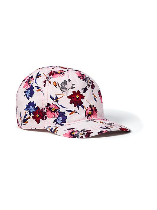View large product image 1 of 1. Floral Print Baseball Cap