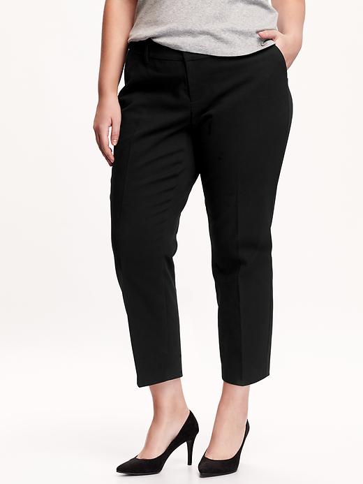 View large product image 1 of 2. Smooth & Slim Plus-Size Harper Pants